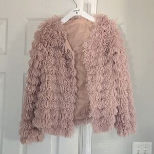 Tan Fuzzy Jacket